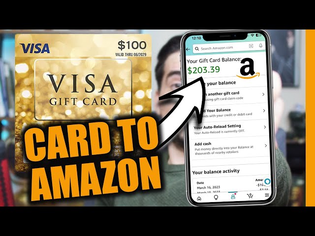 Add Visa Gift Card to Amazon