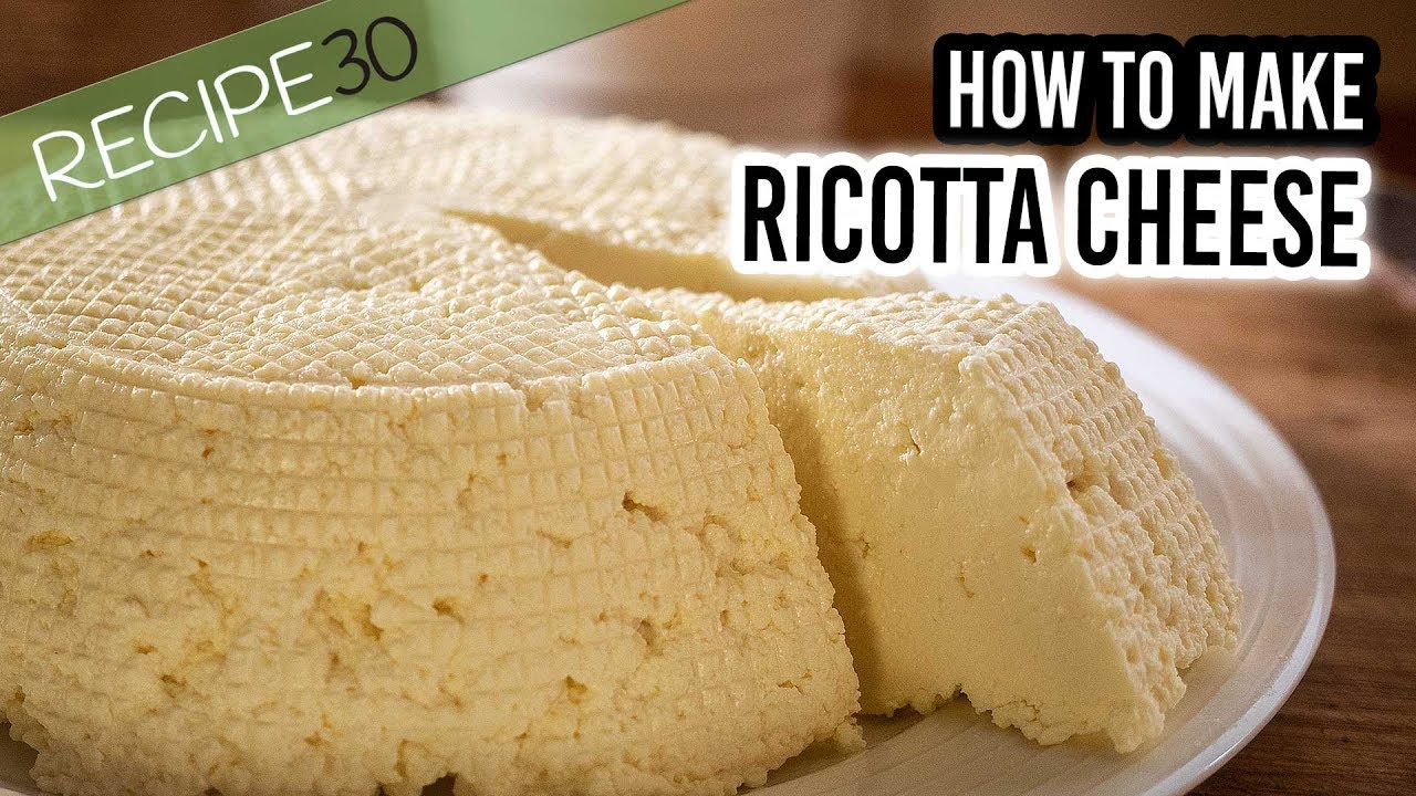 Making Homemade Ricotta Cheese