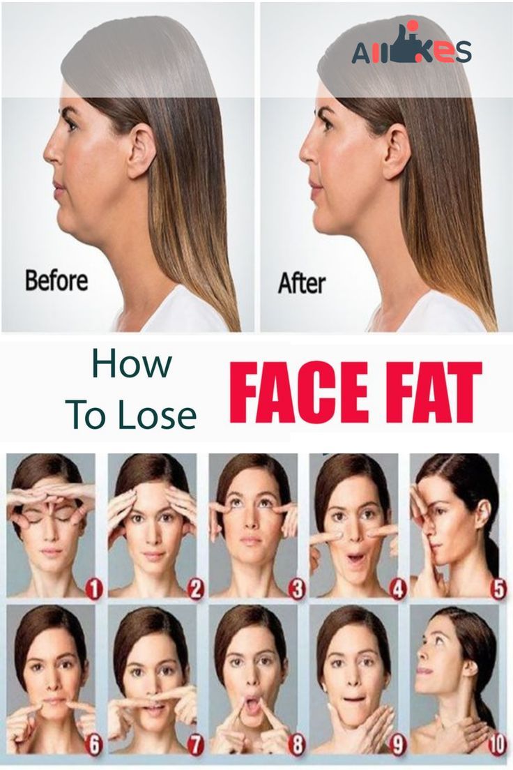 Image showing a woman applying facial products for reducing face fat