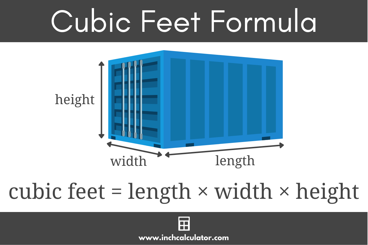 How to figure cubic feet