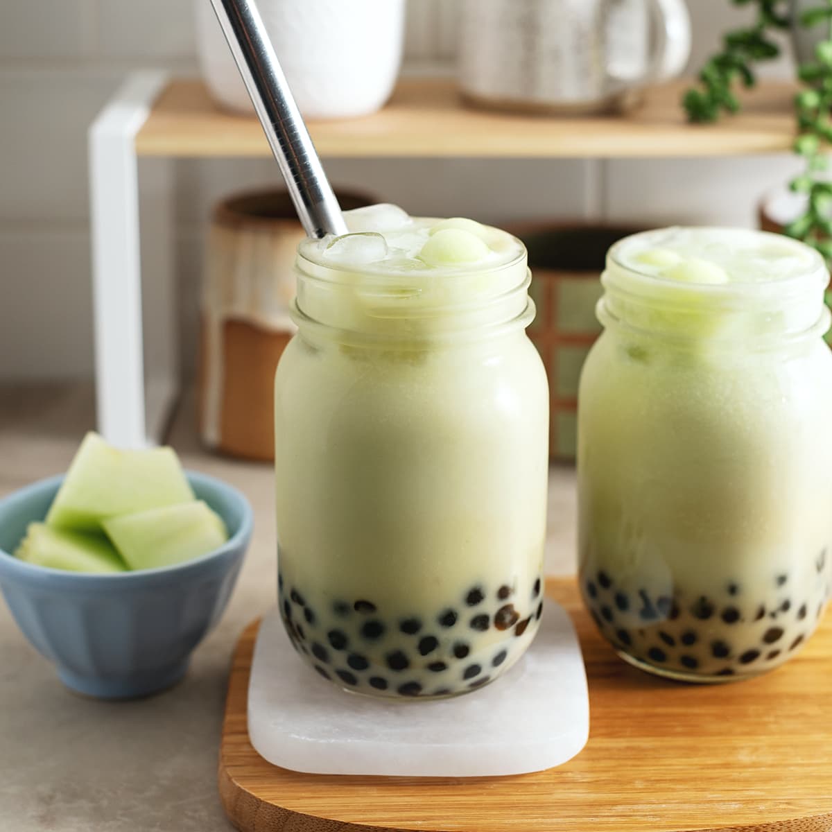 Delicious homemade bubble tea