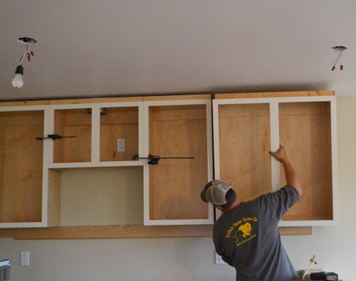 Cabinet installation process